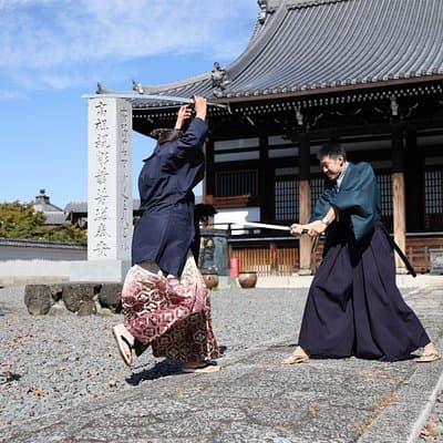 Become a Samurai Movie Star in Kyoto by Filming with a Real Actor